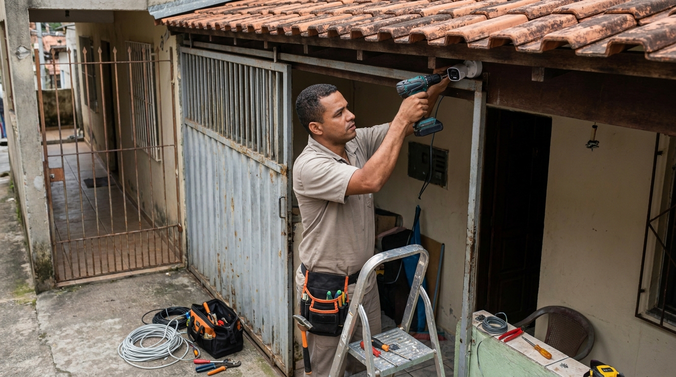 Instalacao de cameras de seguranca em Carapicuíba‑SP