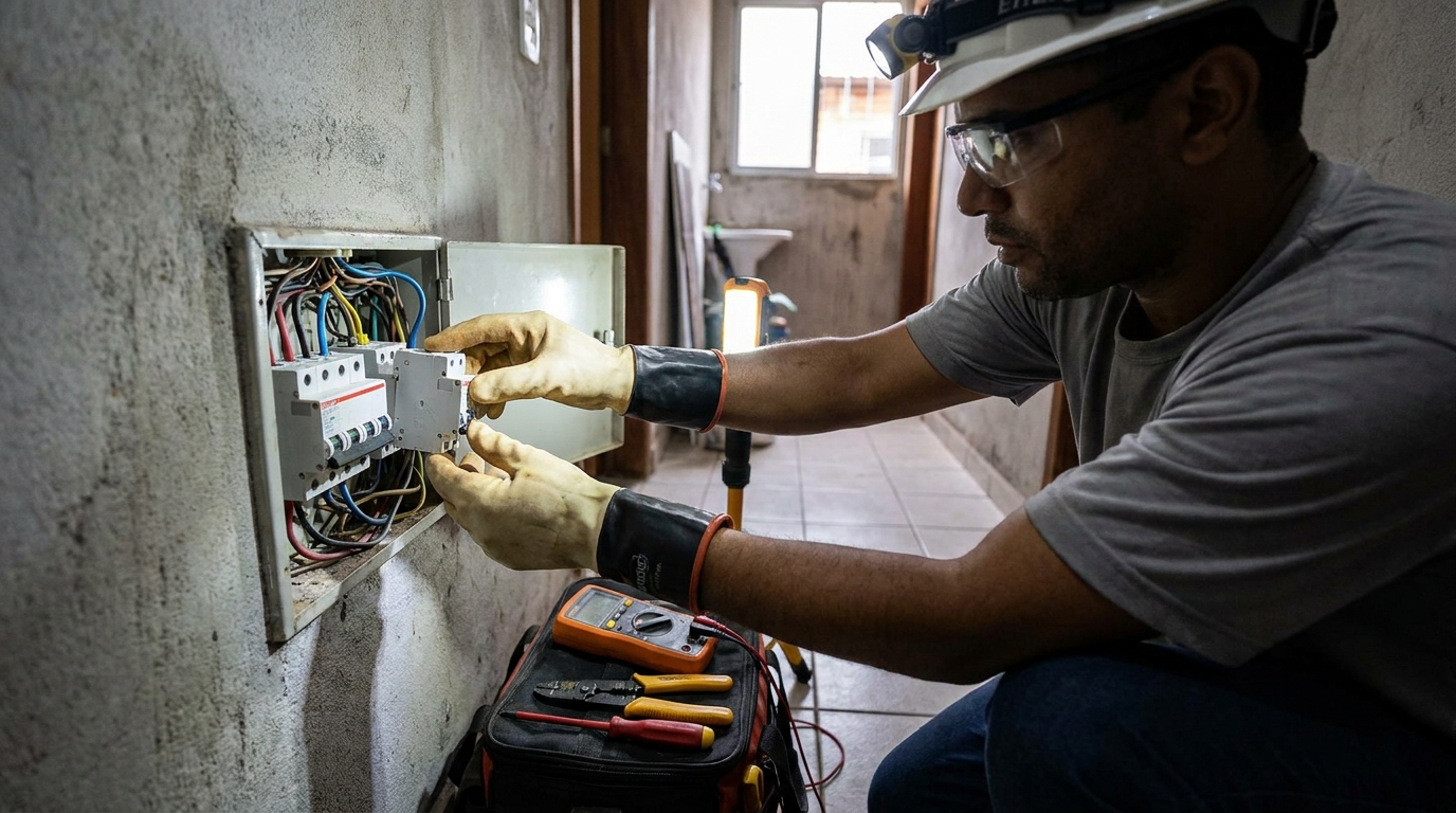Instalacao de disjuntor profissional em Carapicuíba‑SP