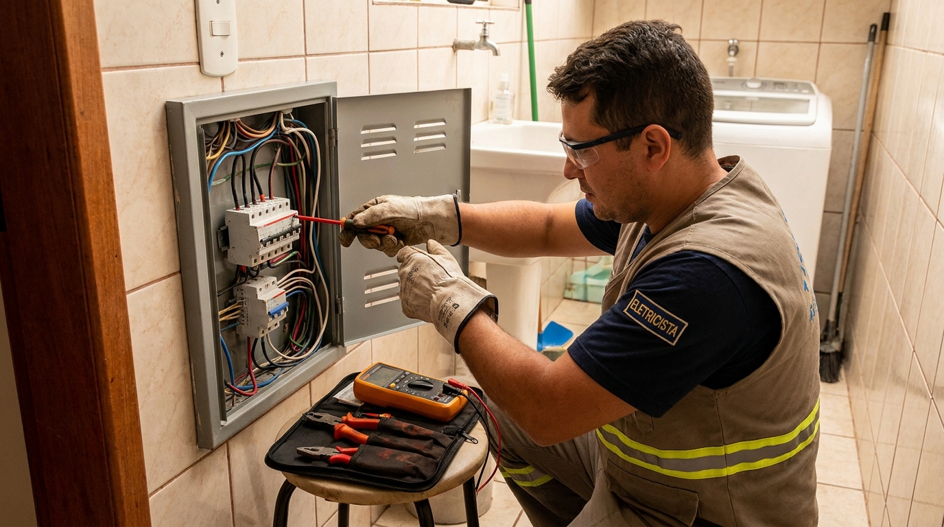 Instalacao de disjuntor residencial em Carapicuíba‑SP