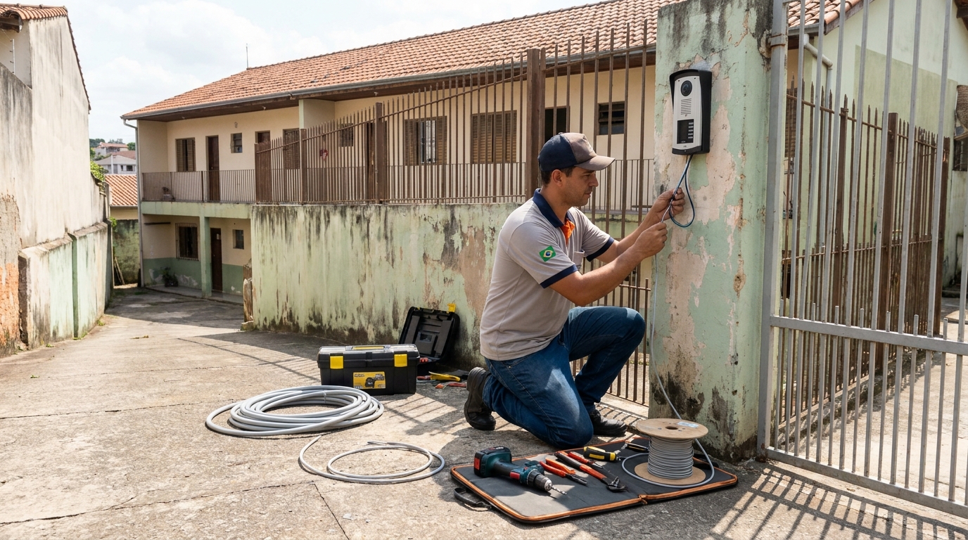 Instalacao de interfone residencial em Carapicuíba‑SP