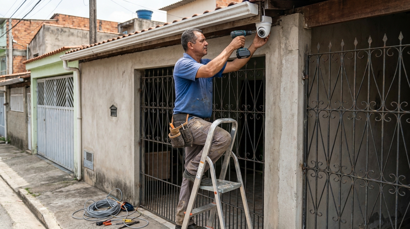 Instalacao de sistema de monitoramento em Carapicuíba‑SP